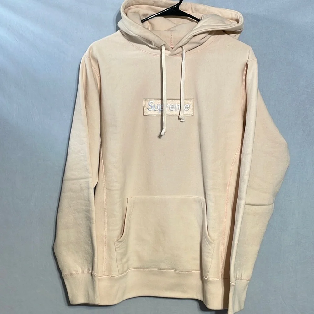 Supreme Box Logo Hoodie Peach 🍑 - Picture 1 of 7